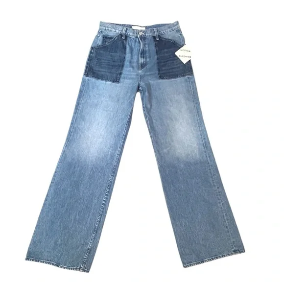 NWT MOTHER The Patch Maven Heel Love Triangle - Picture 5 of 9